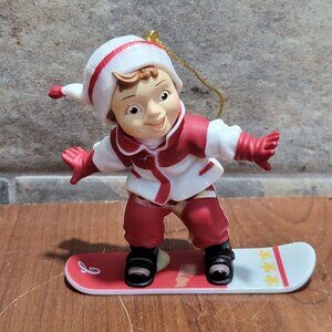 Campbell Soup Kids Boy Snowboard Ornament 2007